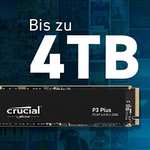 Crucial P3 Plus 4TB M.2 PCIe Gen4 NVMe Interne SSD - Bis zu 5000MB/s - CT4000P3PSSD8