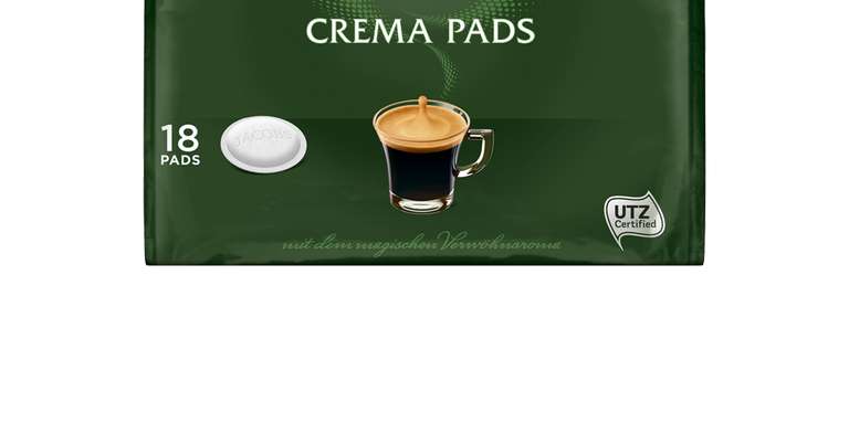 Jacobs Crema Klassisch 18 Kaffeepads für 1,99€