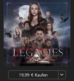 [iTunes] Legacies (2018-22) - komplette HD Kaufserie - deutscher oder englischer Ton - IMDB 7,2