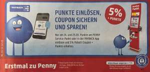 Penny: Payback Punkte einlösen und 5% Rabattcoupon plus Punkte erhalten