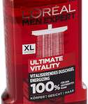 [PRIME/Sparabo] L'Oréal Men Expert Ultimate Vitality Duschgel für Männer, Weinreben-Extrakt, 3in1 (Gesicht, Körper und Haare) 300 ml