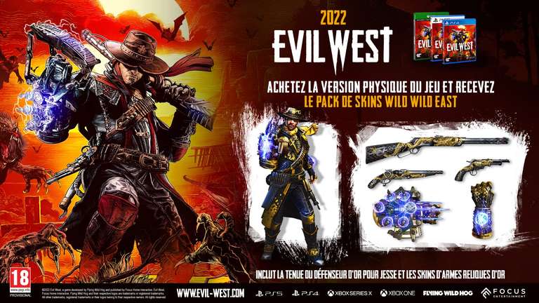 Evil West (PS4 & PS5) für 19,17€ inkl. Versand (Amazon.es)