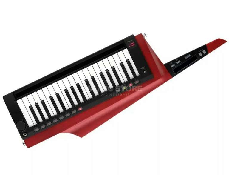 Korg Keytar RK-100S 2, kompakter Umhänge-Synthesizer mit 37 anschlagdyn. Tasten, Farbe Schwarz und Rot für 689€