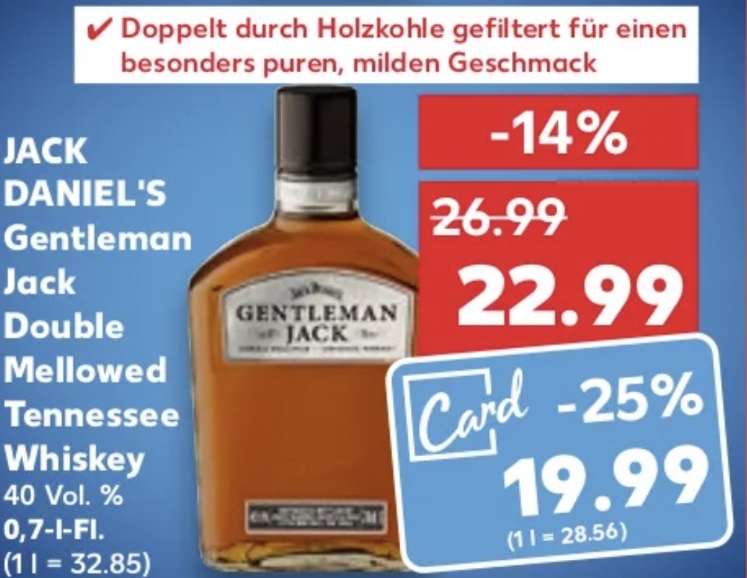 [Kaufland Card] Jack Daniels Gentleman Jack