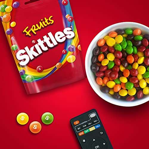 Skittles Süßigkeiten | Vegan Fruits Kaubonbons Großpackung (12 x 160g) (Prime Spar-Abo)