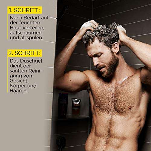 [PRIME/Sparabo] L'Oréal Paris Men Expert 5in1 Duschgel für Männer, Für Körper, Haar und Gesicht, Hydra Power, 300 ml