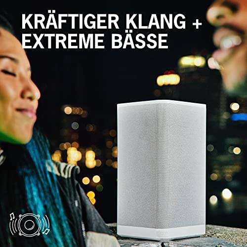 [Amazon] Ultimate Ears HYPERBOOM Tragbarer Bluetooth-Lautsprecher - mit starkem Bass, IPX4, 45 m Reichweite, 24 Stunden Akkulaufzeit