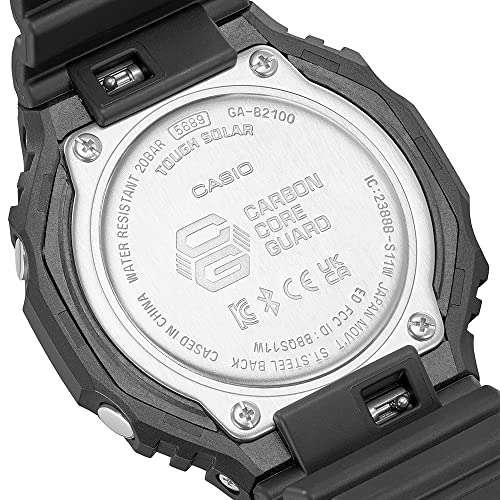 Casio G-Shock "GA-B2100-1AER" mit Solarbetrieb, Weltzeit und Bluetooth
