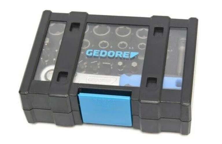 GEDORE Bit-Steckschlüsselbox mit Knarre 1/4 35-tlg, 2998211
