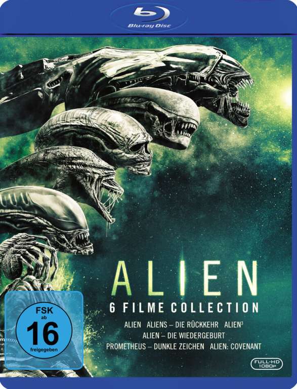 Alien - 6-Film Collection (6 Blu-rays) bei CeDe.de