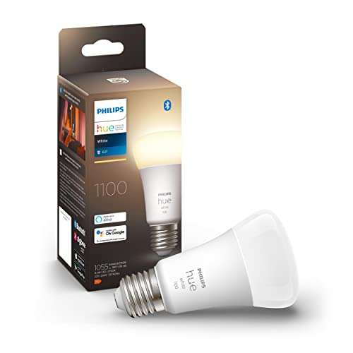 Philips Hue White E27 Einzelpack 1055lm (personalisiert) (Prime)