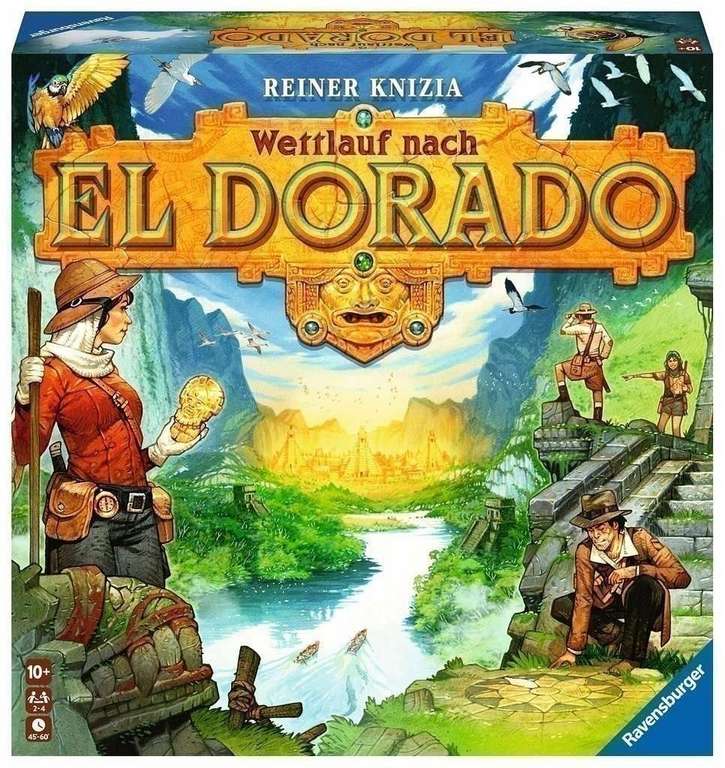 Wettlauf nach El Dorado (Neuauflage 2023) | Brettspiel für 2 - 4 Personen ab 10 Jahren | ca. 45 - 60 Min. | BGG: 7.6 / Komplexität: 1,93