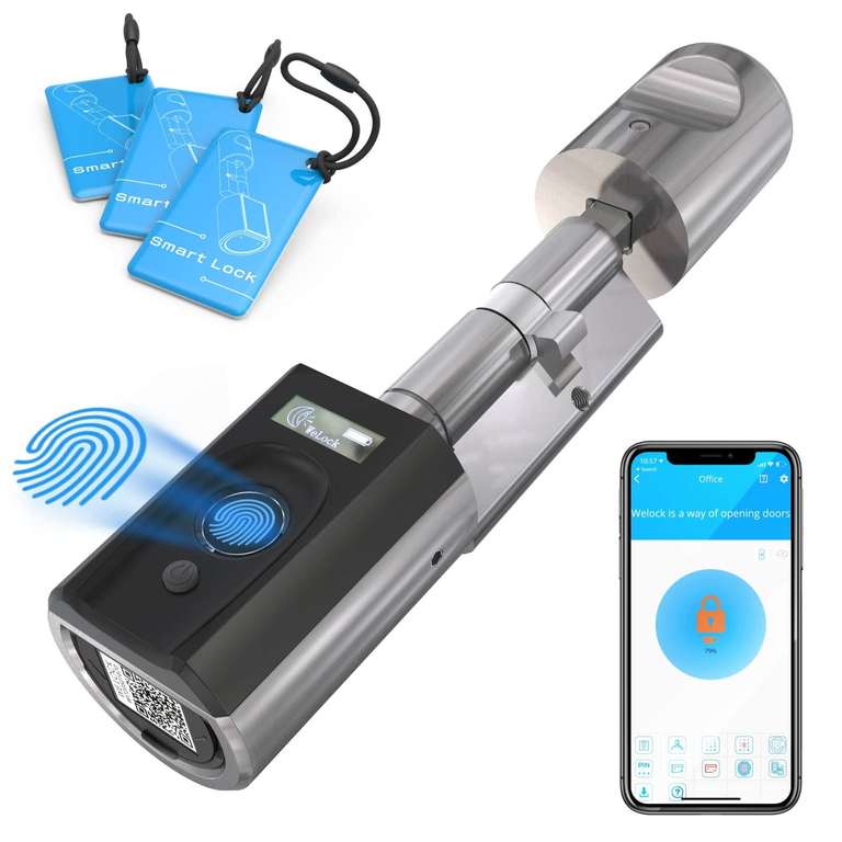 Welock Fingerprint Smart Lock Elektronisches Türschloss Zylinder Touch41