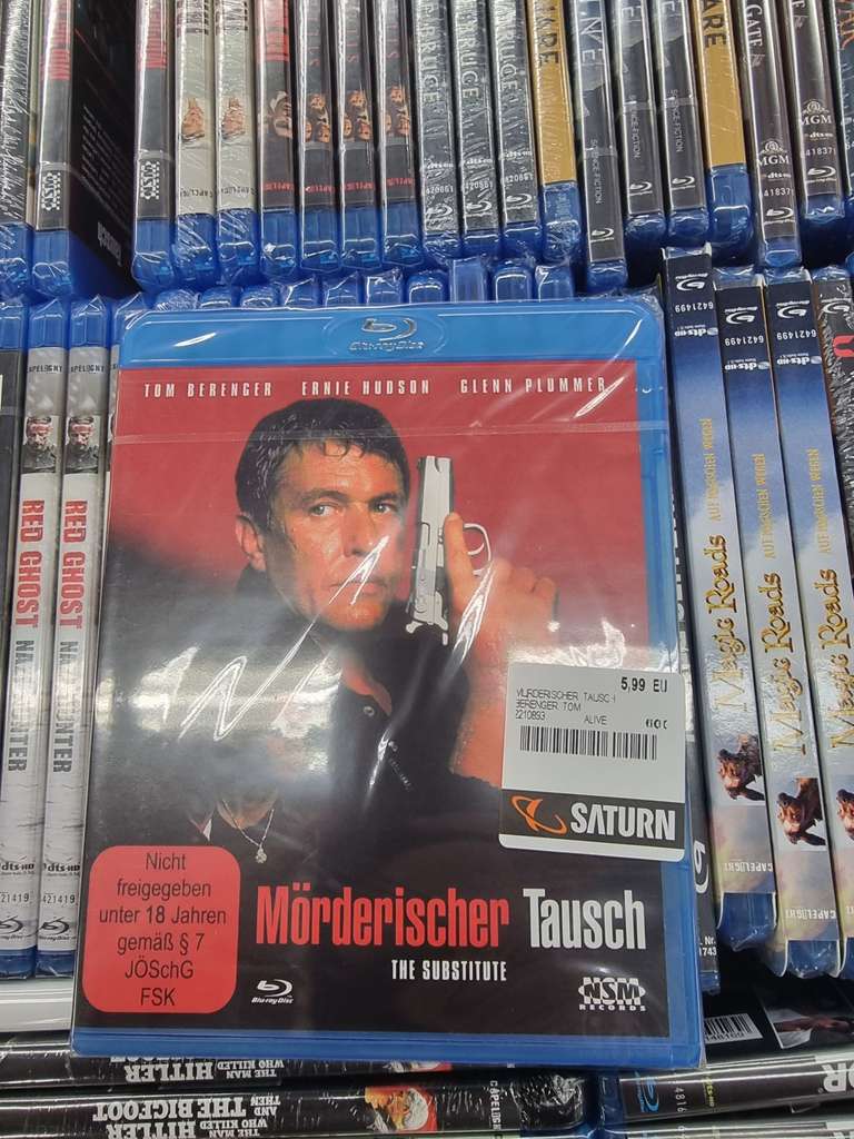 [Lokal Düsseldorf] Saturn: Reduzierte Filme u.a. Mörderischer Tausch [Blu-ray] für 5,99 €