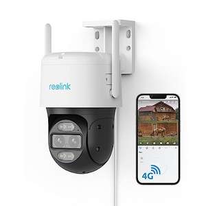 Reolink TrackMix Wired LTE 3G / 4G PTZ-Überwachungskamera, 24/7-Aufzeichnung, 2K 4MP Farb-Nachtsicht, Auto-Tracking, intelligente Erkennung