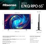 Hisense 65E77KQ PRO 164cm (65 Zoll) Fernseher, 4K UHD, QLED,Smart TV, HDR, Dolby Vision IQ, 144Hz (VRR) 786,56 + 100 Cashback (eff. 686,56)
