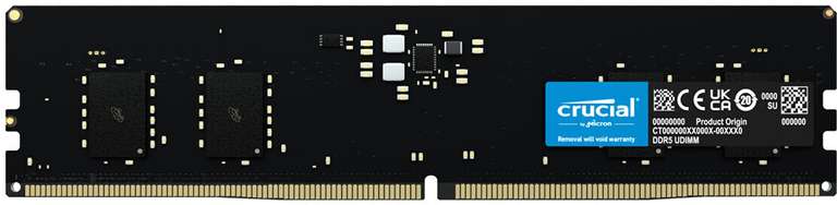 Crucial 16GB DDR5-4800 CL40 für 35,21€ inkl. Versand (Amazon UK)