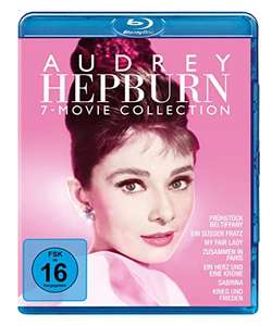 Audrey Hepburn 7-Movie Collection [7x Blu-ray] Frühstück bei Tiffany, My Fair Lady, Ein Herz und eine Krone und weitere Filme [Amazon Prime]