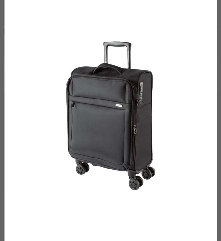 TOPMOVE Koffer (Boardtrolley, Handgepäck), schwarz von LIDL