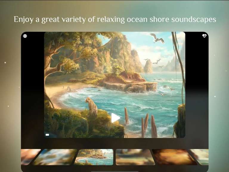 (App Store) Sunny Sea Ocean Sleep Sounds (4,8*, White Noise / Entspannung, iOS)