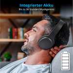 MEDION LIFE E62180 Bluetooth Kopfhörer, Bluetooth 5.0, integrierter Akku für bis zu 38 Stunden Musikwiedergabe