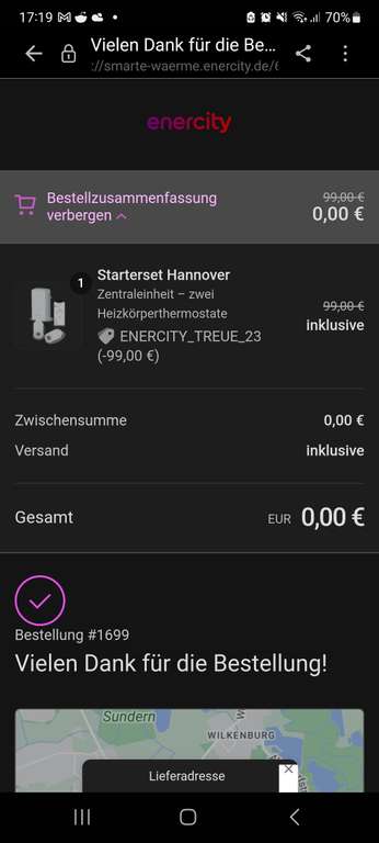 (Lokal Region Hannover) (Freebie) kostenloses Starterset 2× smartes Thermostat
