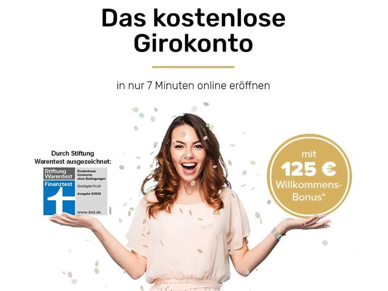 [mivo + degussa bank] 125€ Prämie für kostenloses Girokonto | Maestro-/Girocard kostenfrei (Neukunden)