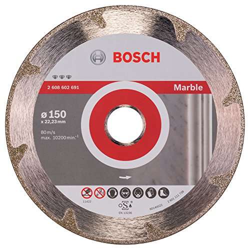 Bosch Professional Diamanttrennscheibe Best für Marble (Marmor, Kunststoff), 150 x 22,23 x 2,2 x 3 mm, (Prime)