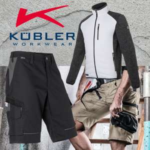 Kübler Workwear Shop the Look | Arbeitsbekleidung z.B. PULSE TECH HYBRIDJACKE für 19,93 € oder INNOVATIQ SHORTS für 34,90 €