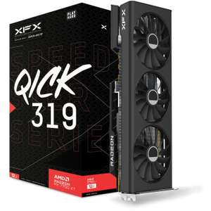 12GB XFX Radeon RX 7700 XT Qick 319 Black Edition Aktiv PCIe 4.0 x16 (mindstar)