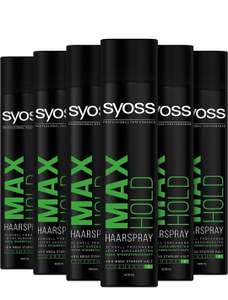 (Prime) 6x Syoss Haarspray MAX HOLD (6x 400ml) im Sparabo