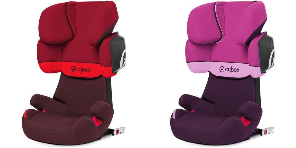cybex SILVER Kindersitz Solution X2-fix Rumba Red / Purple Rain Gruppe 2/3,  15 bis 36 kg, ab ca. 3 bis 12 Jahre | mydealz | Kindersitzerhöhungen