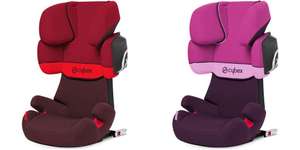 cybex SILVER Kindersitz Solution X2-fix Rumba Red / Purple Rain Gruppe 2/3, 15 bis 36 kg, ab ca. 3 bis 12 Jahre