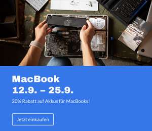 [iFixit] 20% Rabatt auf MacBook-Akkus