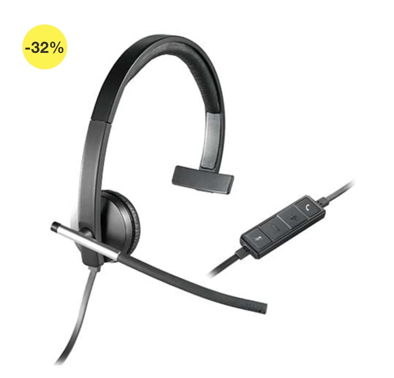 Logitech USB Headset Mono H650e bei Proshop.de für 42,89 € (39,90 € + Versand) – 20 % günstiger