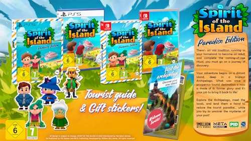Cozy Game: Spirit of the Island: Paradise Edition (Nintendo Switch (12,95) und PS5 (9,72) Amazon Prime )