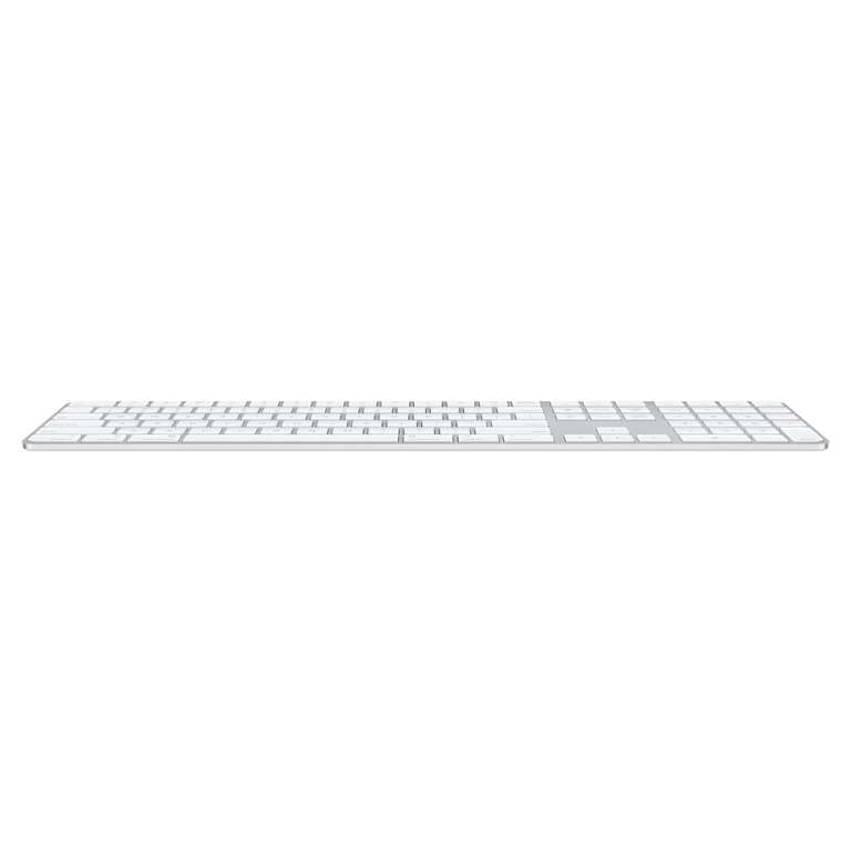 Apple Magic Keyboard mit Touch ID und Ziffernblock für Mac mit Apple Chip, weiß/silber, QWERTY Portugiesisch