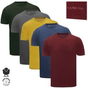 2x Merino Herren Tee Shirt in verschiedenen Farben Versand kostenlos