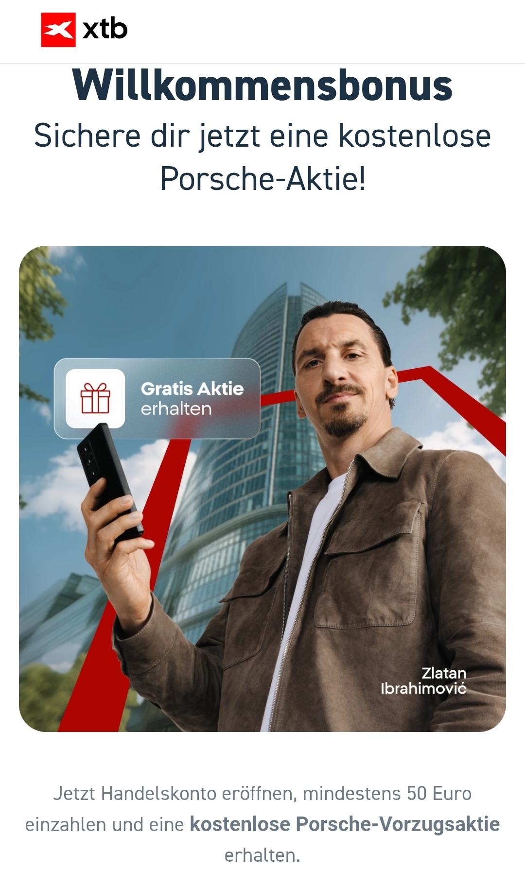 [xtb] Gratis Porsche Aktie bei Kontoeröffnung Neukunde (12 Monate kein Kunde der Gruppe!)
