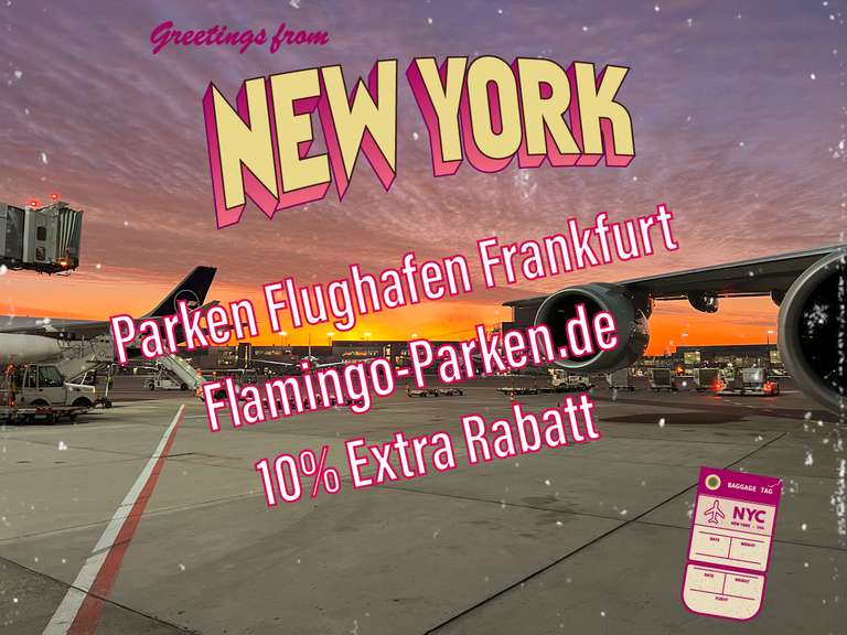 Parken Flughafen Frankfurt 10% extra Rabatt