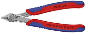 Knipex Electronic Super Knips mit Mehrkomponenten-Hüllen & Drahtklemme 125 mm für 15,12€ (Prime) 78 13 125