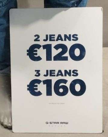 [Lokal] 3 paar G-Star für 160€ Zweibrücken Fashion Outlet Jeans Hosen