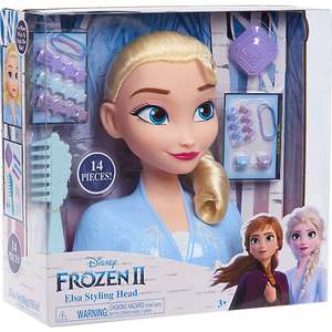 Just Play Disney Frozen 2 Basic Elsa 'Die Eiskönigin' Frisierkopf für Kinder für 22,99 € + Versand
