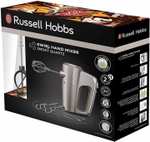 Russell Hobbs Handmixer inkl. Box (4 Geschwindigkeitsstufen + Turbofunktion, 2 Helix-Rührbesen aus glasfaserverstärktem Nylon, 2 Knethaken)