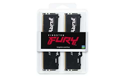 Kingston Fury Beast DDR5-6000 CL40 32GB Kit RGB RAM Arbeitsspeicher (KF560C40BBAK2-32)