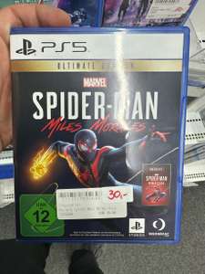 Lokal MediMax Görlitz: div. games reduziert z.b. SpiderMan Miles Morales Ultimate Edition PS5 30€