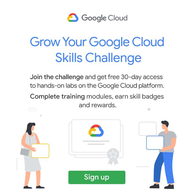 Free 30-day access to the Google Cloud platform