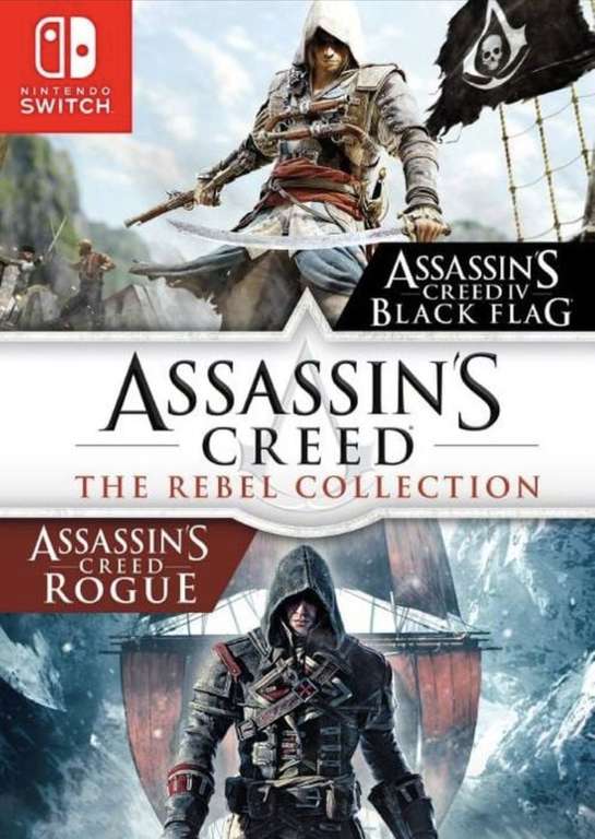Assassin’s Creed: The Rebel Collection | enthält AC Black Flag & AC Rogue inkl. aller DLC's [Nintendo Switch]