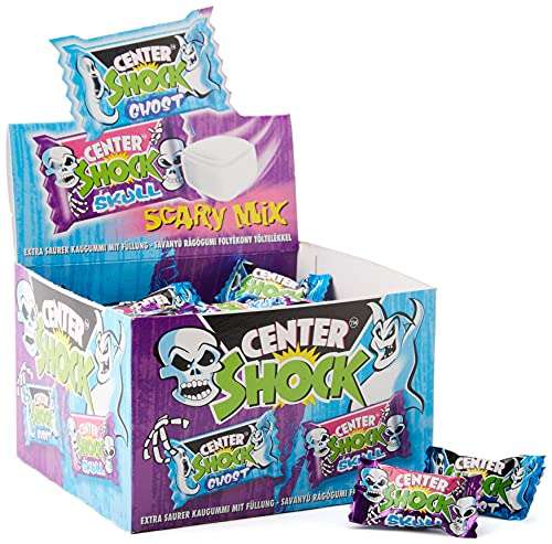 [Spar-Abo] Center Shock Box mit 100 Kaugummis in verschiedenen Geschmacksrichtungen (Rolling Cherry, Scary Mix, Cola-Blutorange oder Cola)