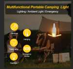 [Amazon] LED Campinglampe dimmbar 5 Leuchtmodi USB-C 10.000 mAh Akku und Powerbank